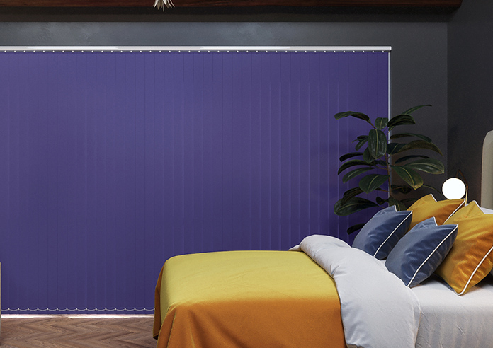 Trinity (Blackout), Royal Blue - Vertical Blind - Image 6
